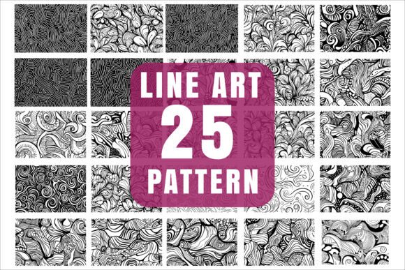 Abstract Line Art Pattern Vector: A Practical Resource for Modern Design