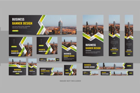 Business Web Banner Design Bundle Set: Your Shortcut to Professional Digital Marketing