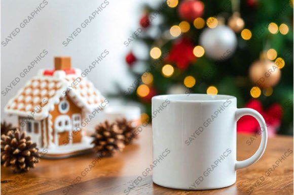 Christmas White Mug Mockup PNG: Elevating Your Holiday Designs