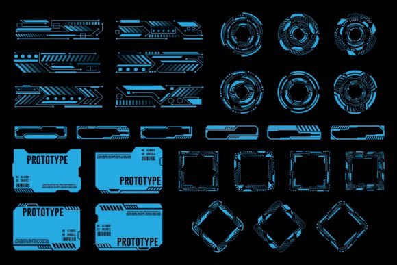HUD Futuristic Interface Elements Set: A Designer's Toolkit