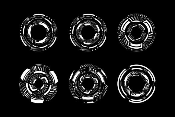 Hud Round Frames or Borders Sci Fi: The Ultimate Futuristic Design Element