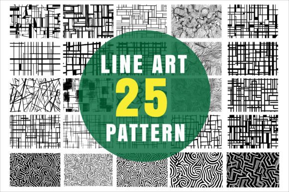 Line Art Pattern Vector: A Complete Design Bundle