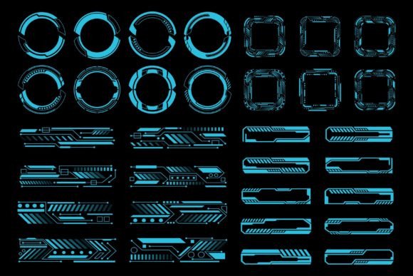 Mastering the Blue Neon Sci Fi Hud Ui Elements Set for Modern Digital Design