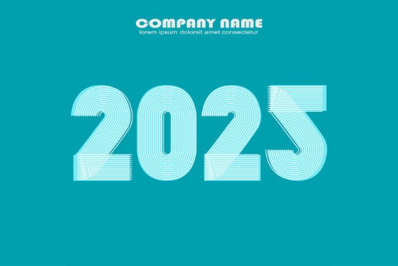 Modern 2025 Annual Report Isolated Blue: A Design Asset Evaluation