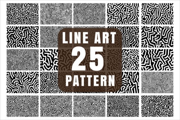 Unlocking Versatility with the Creative Line Art Vector Pattern Set